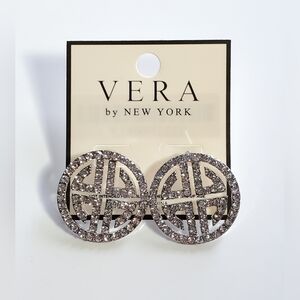 Ancient Greek Key Stud Earrings - Vintage Design